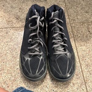 Adidas Dark Gray Basketball Sneakers